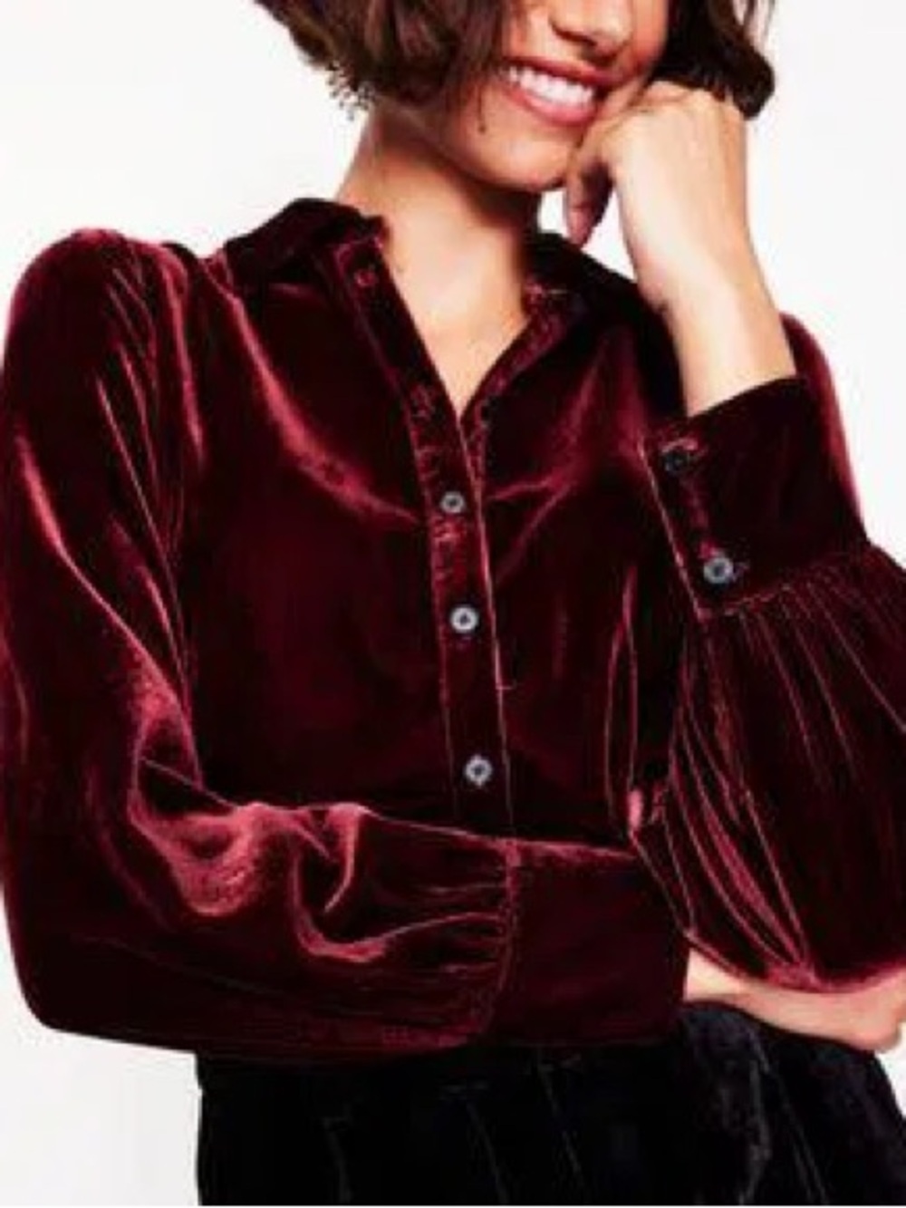 Boden Velvet Button Down Shirt - Picture 14 of 14